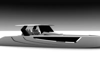 ITALIAN BOAT DESIGN 3D model