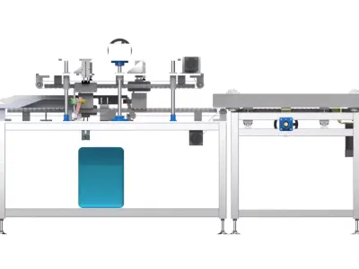 Box glue and sealing machine 3D design model 3D model