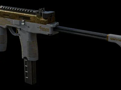 mp9 gun 3D model