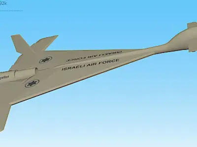 HAROP UAV - High Poly Free 3D model