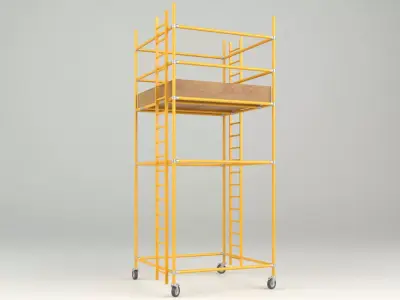 Scaffold tower 15 3D model