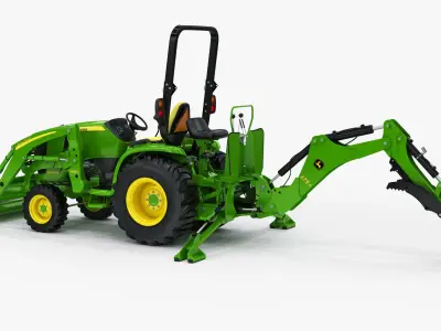 John Deere 3046R Tractor Utility 3D model