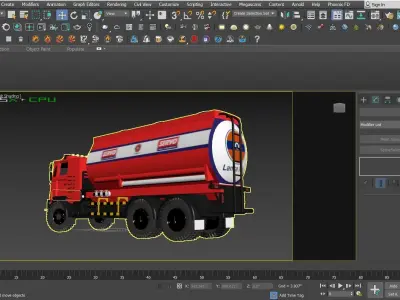 Fuel Truck 3d model 3D model