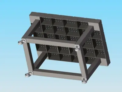 DIY - High Precision Welding Table - Yes you can build it 3D model