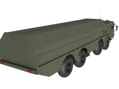Russia coastal defence system K 300P 3D model