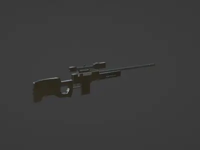 3D AWP MODEL Low-poly 3D model