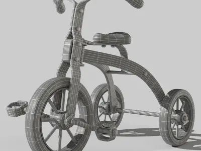 Tricycle 3D model by IzatAbdraimov