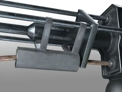 flame thrower 3D model purchase