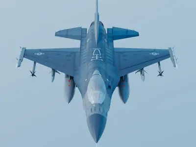 F-16 Fighting Falcon 3D model 2