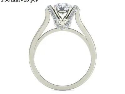 Wedding Ring  3D print model 116