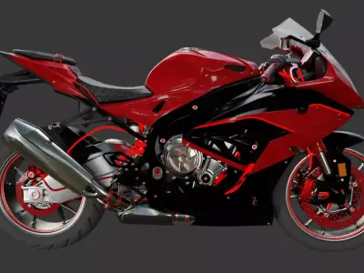 Motorcycle 3 Color Pack  3D model