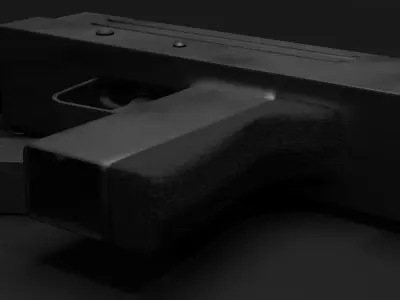 Mac 10 Low-poly 3D model get