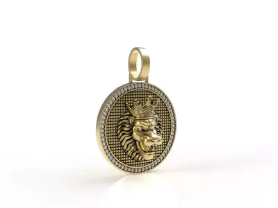 The Lion King Pendant 3D print model