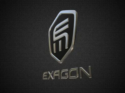 exagon logo 3D model
