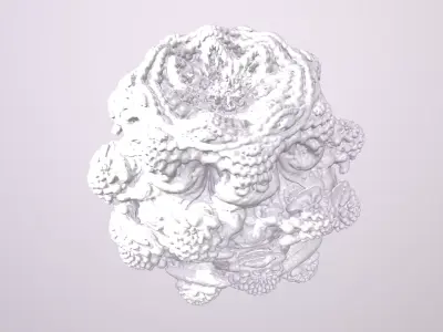 Math Object Bionic structures Organic Forms Figures Fractals 3D print model