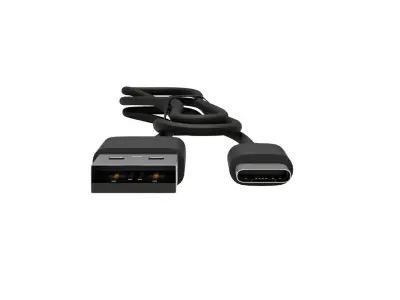 USB Type a to Type C Cable 3D model