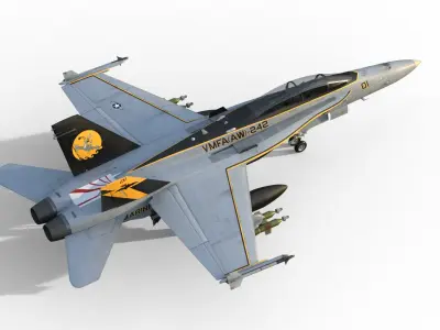 F-18 Hornet 3D model purchase