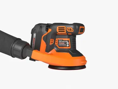 Random Orbital Sander Low-poly 3D model