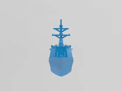 Korn DDG-2 Sea Battle 3D model 3D print model