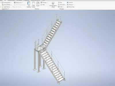 STAIR CASE 3D MODEL 3D model