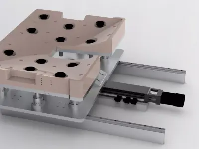 The vacuum platform module 3D model