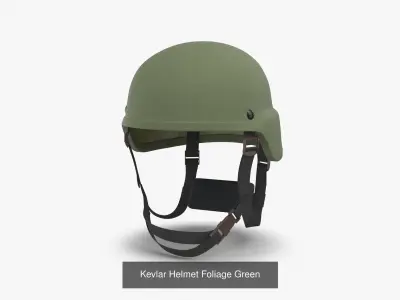 Kevlar Helmet Collection 3D Model Pack