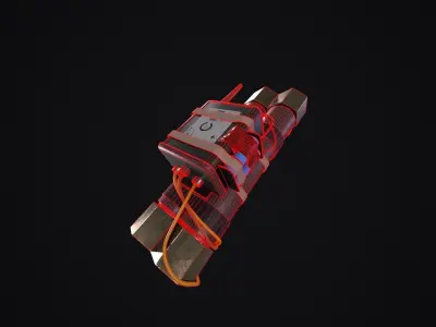 Alien Isolation Pipe Bomb Low-poly 3D model