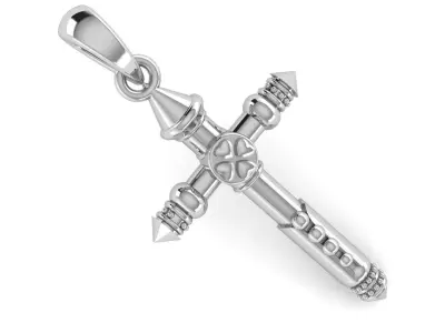 CROSS PENDANT CR178 3D print model
