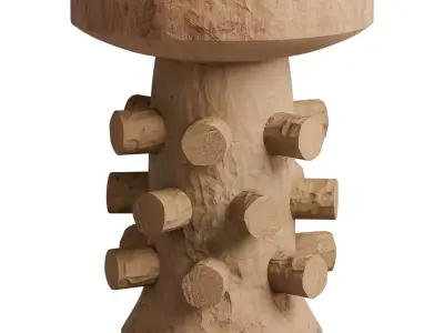 Stub Side Table Pols Potten 3D model