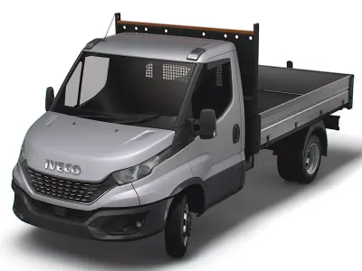 Iveco Daily Single Cab Tipper 2021 3D model