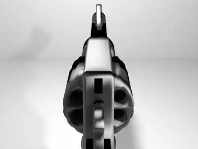 Revolver - Handgun Type 1 3D model