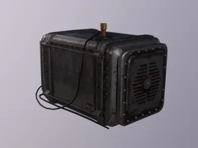 Boiling Machine Low-poly 3D model