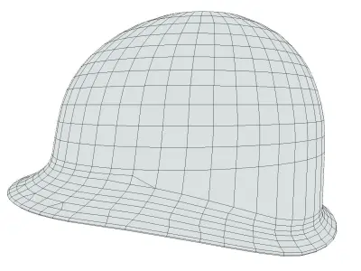 American M1 Helmet Low-poly 3D model
