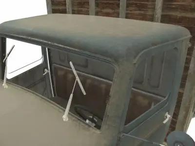 Citroen type 45 Low-poly 3D model