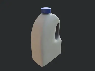 Plastic Canister 03 Low-poly 3D model