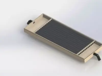 Pop Can Solar Heater Free 3D model
