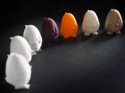 Chicken clay penguin Free 3D print model