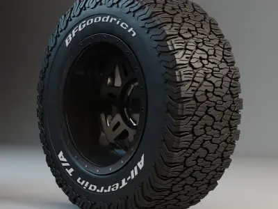 Off Road tire  3D model