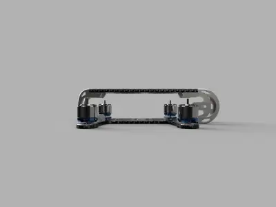 Racing FPV Drone Frame 3 3D Printing 3D print model