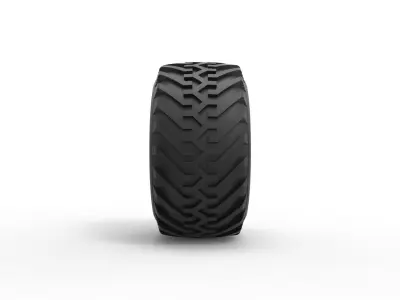 Wheel from vintage monster truck Scale 1 to 25 3D print model purchase