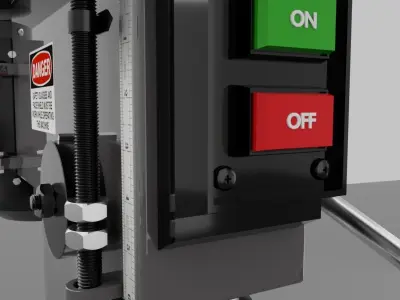 Drill Press  3D model