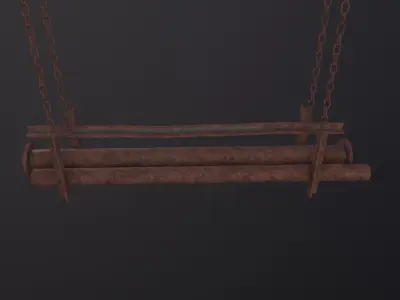 Swing Trap 3D Model Low-poly 3D model