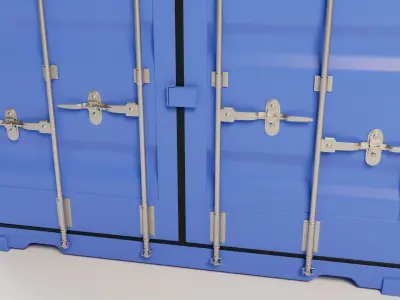 Container 3D model 2