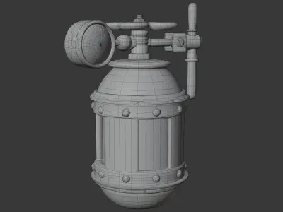 Granade Low-Poly  Low-poly 3D model