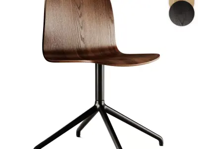 Muuto Visu Wide Chair Swivel Base 3D model