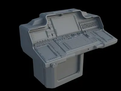 Sci-Fi Control Panels 3D model