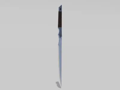 OB 00 10 vampire hunter knife Low-poly 3D model