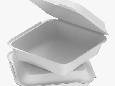 Cardboard Box Set 04 3D model