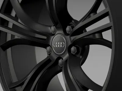 Audi R8 V10 plus 2013 rim 3D model