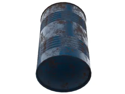 Barrel 1 Lowpoly oil Low-poly 3D model